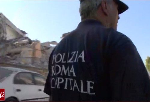 TERREMOTO NEL CENTRO ITALIA… LA POLIZIA LOCALE COME SEMPRE IN TRINCEA
