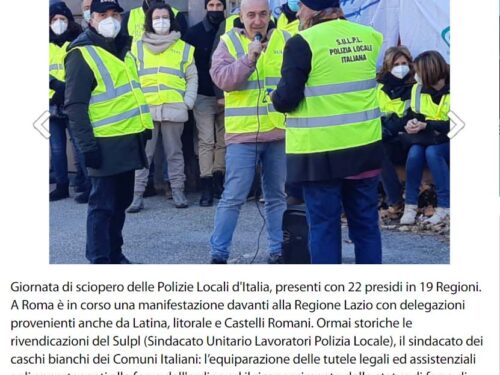 La rassegna stampa del presidio Sulpl Lazio a Roma